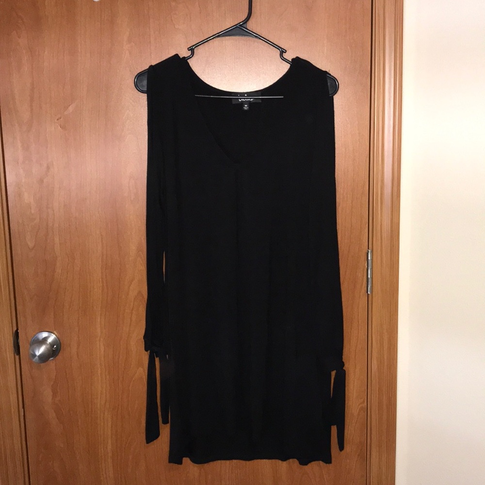 Black Long sleeve dress.
